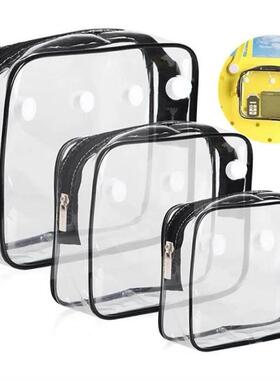 PVC Clear Bogg Beach Tote Bag Accessories Bath Wash Case Tra