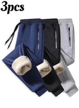 Y 91946 Fleece Lined Men's Sweatpants 加绒士运动裤