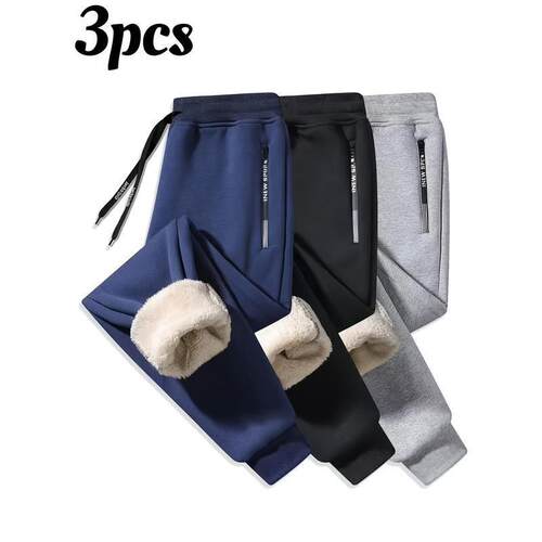 Y 91946 Fleece Lined Men's Sweatpants 加绒士运动裤