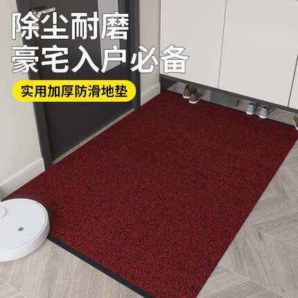 PVC硬丝入户门地垫进门垫大门口防滑地毯商用迎宾脚垫防滑耐磨