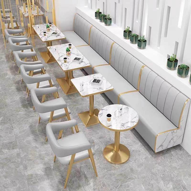 需定制网红奶茶店桌椅组合西餐咖啡厅甜品小吃快餐现代商用家具卡