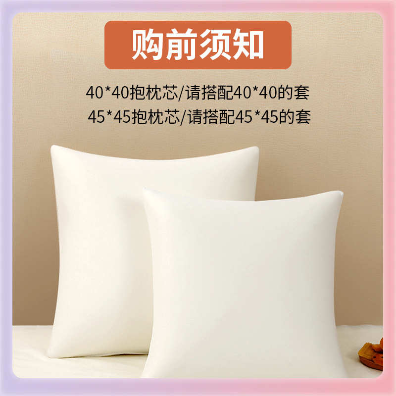 TUF4抱枕芯45x45cm内胆芯抱枕芯内芯靠垫靠枕记忆棉填充材料沙发