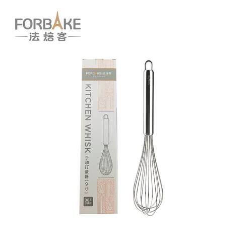 法焙手动打蛋器 专业34客FB52108不锈钢奶油鸡0蛋打发搅拌家棒烘