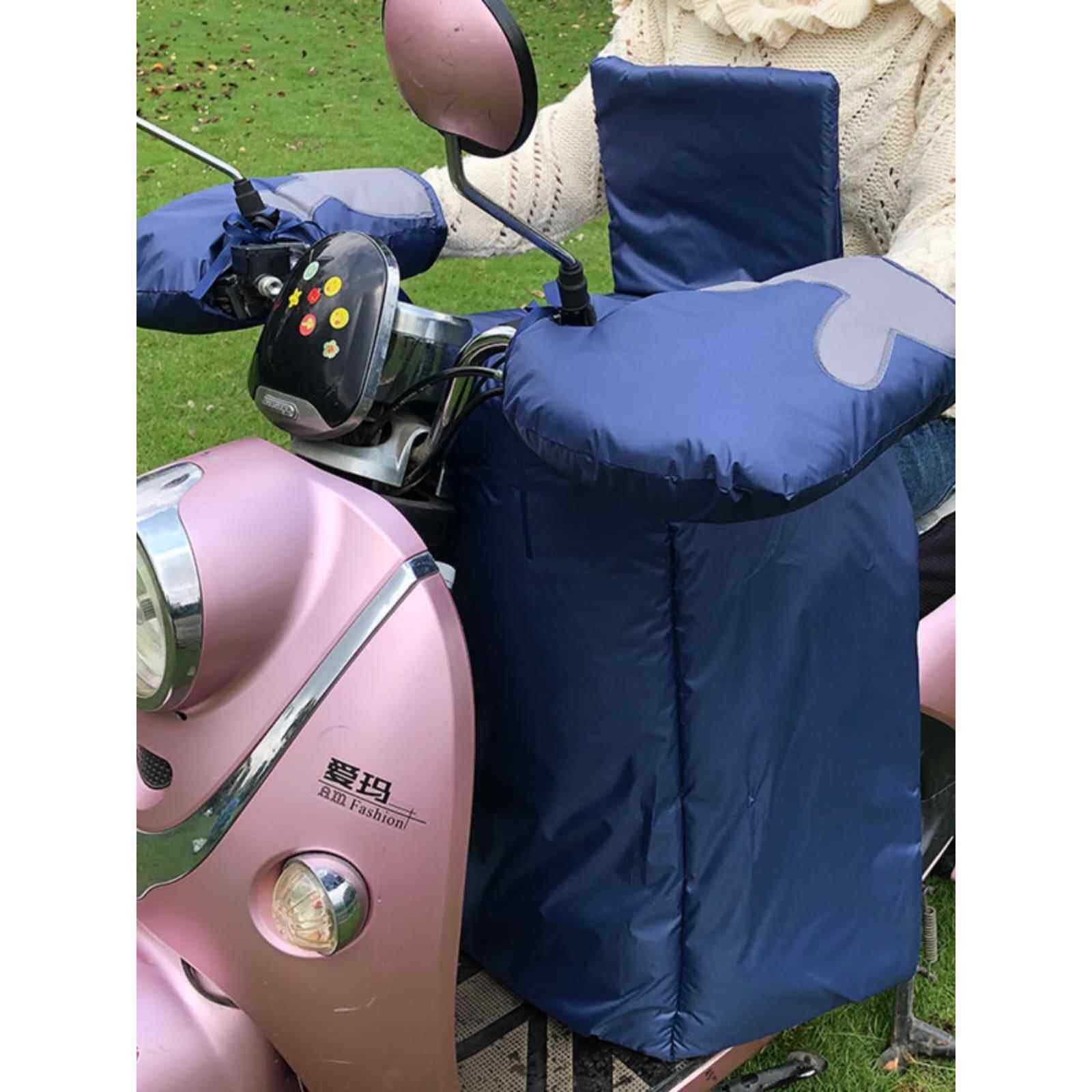 电动车挡风被秋冬季电瓶车手套摩托车防风防雨挡风罩骑车保暖护手