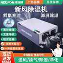 新风除湿机全屋通风换气空气净化系统地下室别墅家用抽湿器