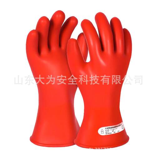 500v电工专用高压低压防电绝缘手套防触电超薄款橡胶带电工作接线