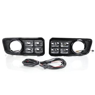 坦克300日行灯前雾灯框改装 25款 LED日间行车灯方向灯 于21 适用于