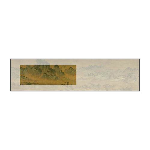 新中式茶室山水画禅意酒店客厅装饰画沙发背景墙高档大气横版国画