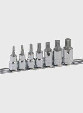 Genius天赋进口工具3/8″10mm系列7件套内12角旋具套筒组BS-307M