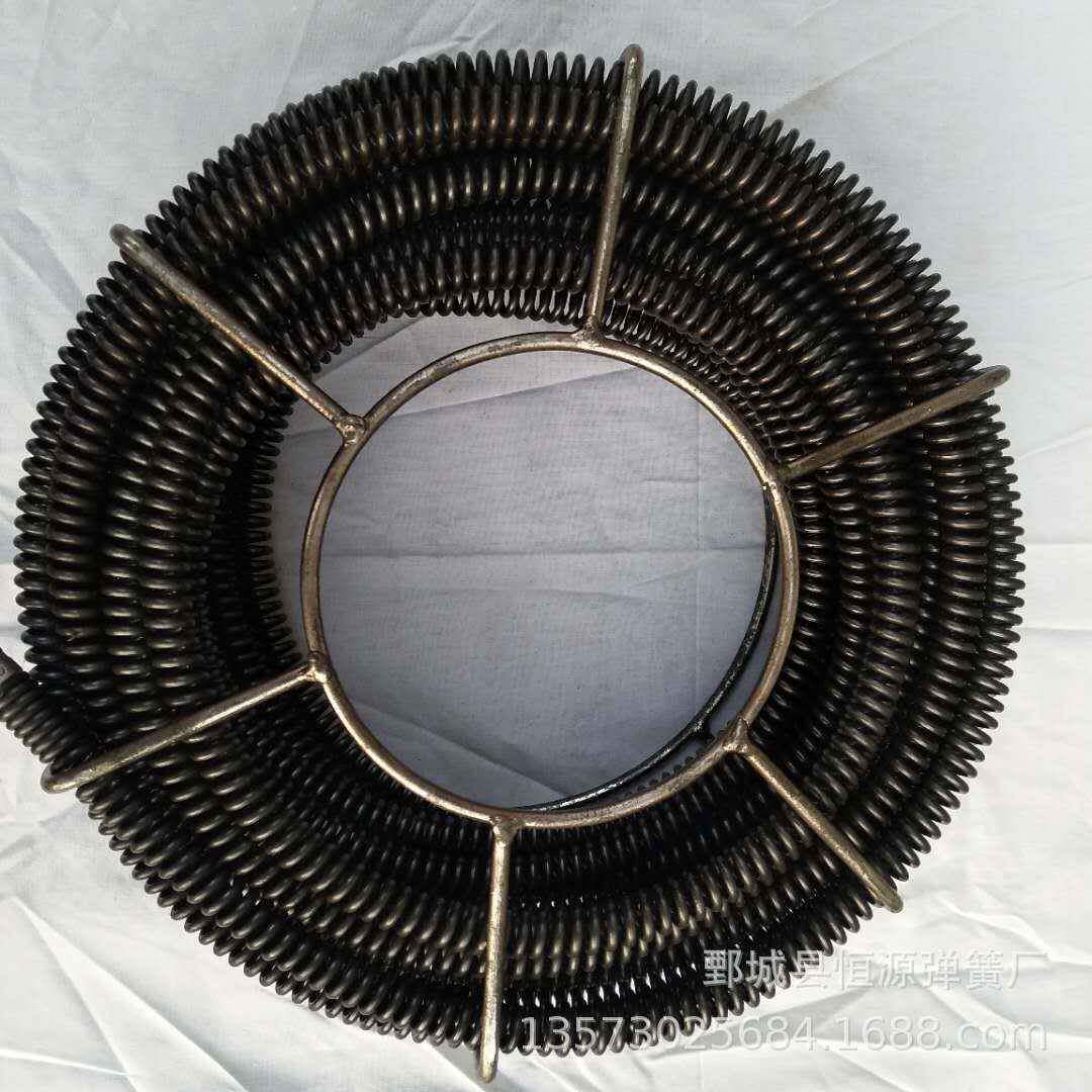 疏通器20米 4根*5米下水道管道疏通器大量疏通机用弹簧疏通管