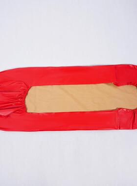 汽车椅座质件套黑色红XJV色4皮S店维修四店隔水挡套脚垫车用通用