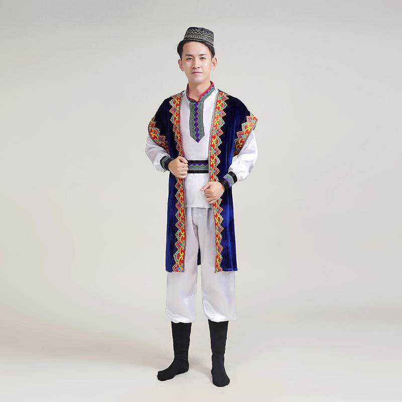 高档新疆舞蹈演出服维族舞蹈服装民服饰成人女艺考风大裙族摆表演