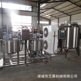 不锈钢牛奶杀菌搅拌罐开鲜奶吧需要 设备小型不锈钢饮料储罐