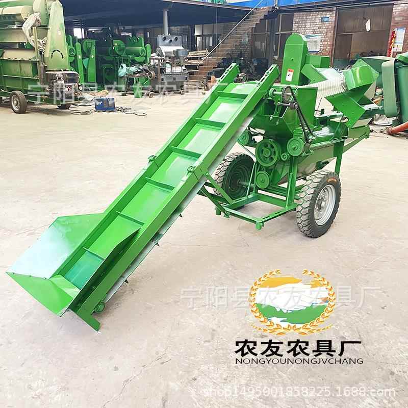 打玉米机自动料脱包谷机动电CAI玉米脱粒机家用自上装动袋5吨打苞