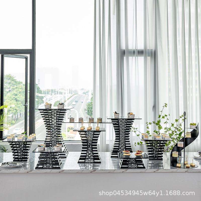 自助餐甜品台食物展示架水果蛋糕点心甜点架摆件冷餐茶歇摆台套装