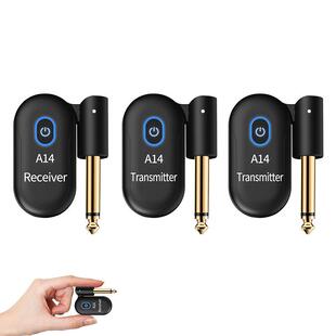 A14一拖二吉他无线收发器电吹管无线发射接收器电子琴小提琴贝斯