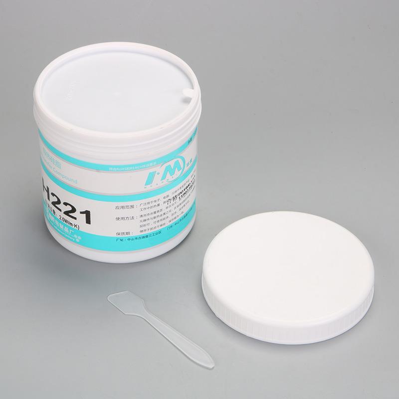 导热硅脂导热系数2.0灰色导热硅脂半流淌很适合大面积刮涂耐高温