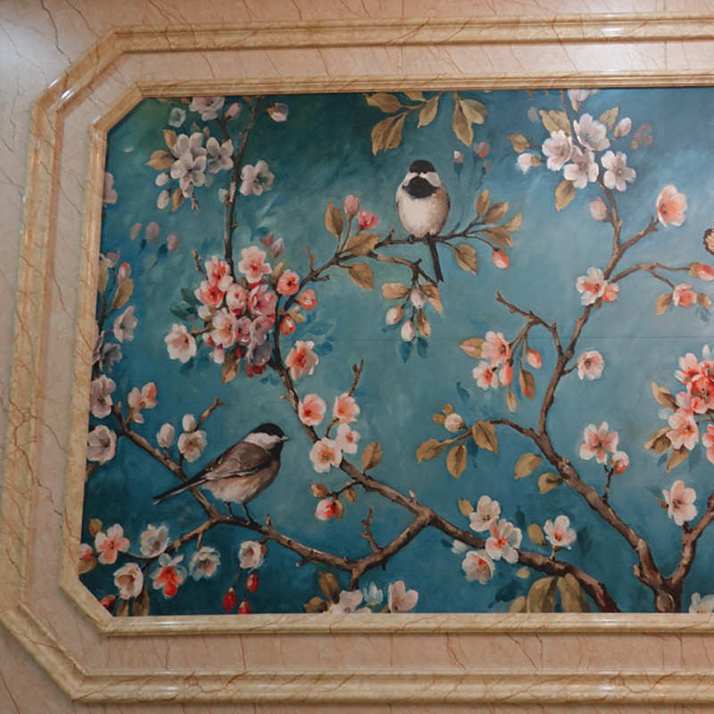 壁画背景装饰背景墙面电视平面立体墙客厅  纸大型壁纸沙发墙壁画图片