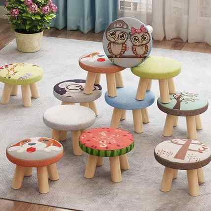 小凳子家用结实耐用圆凳子软坐板凳大人矮凳子软座换鞋凳小尺新品