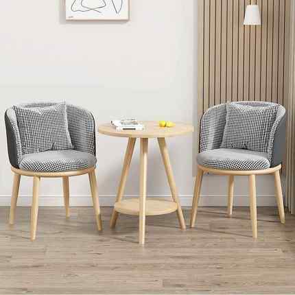 红阳休YUM装闲桌椅客厅轻奢茶桌椅组合民台宿酒店洽谈网桌椅套三件套