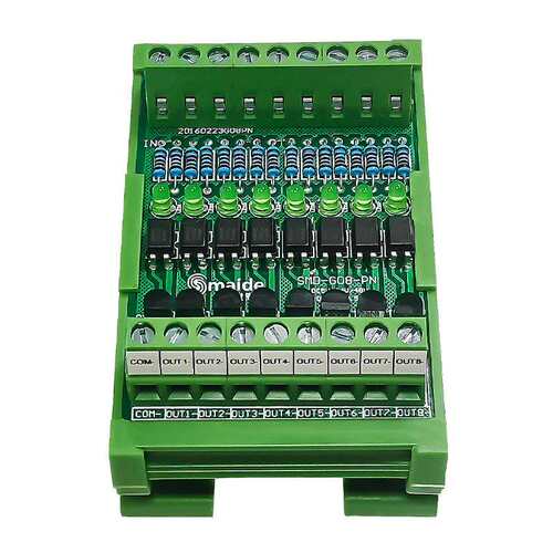 世麦德 8路PNP输入，NPN输出 光电耦合器模组 DC24V