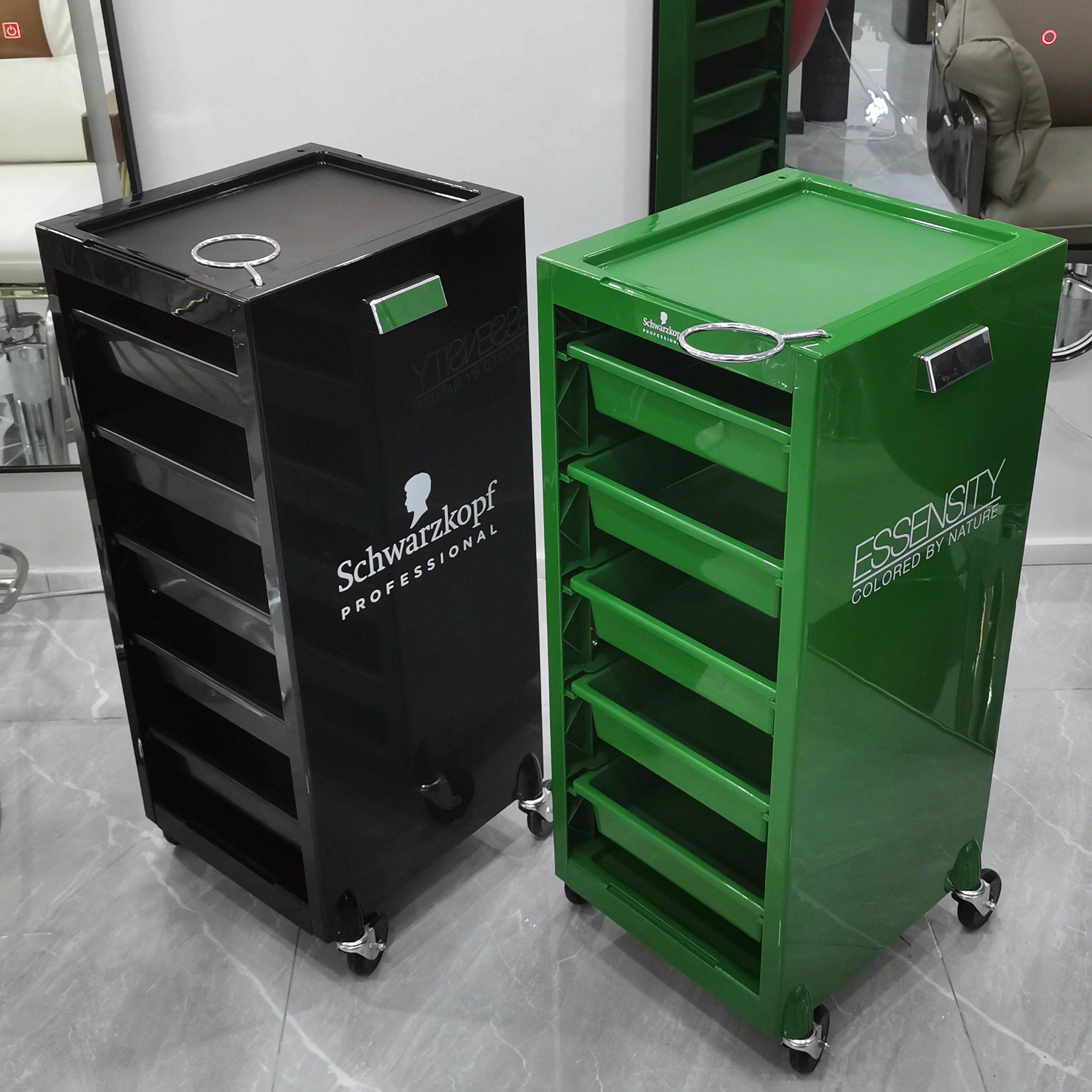 理髲店烫染小推车发型师置物架杠车美发车工具美容推车发廊收纳柜