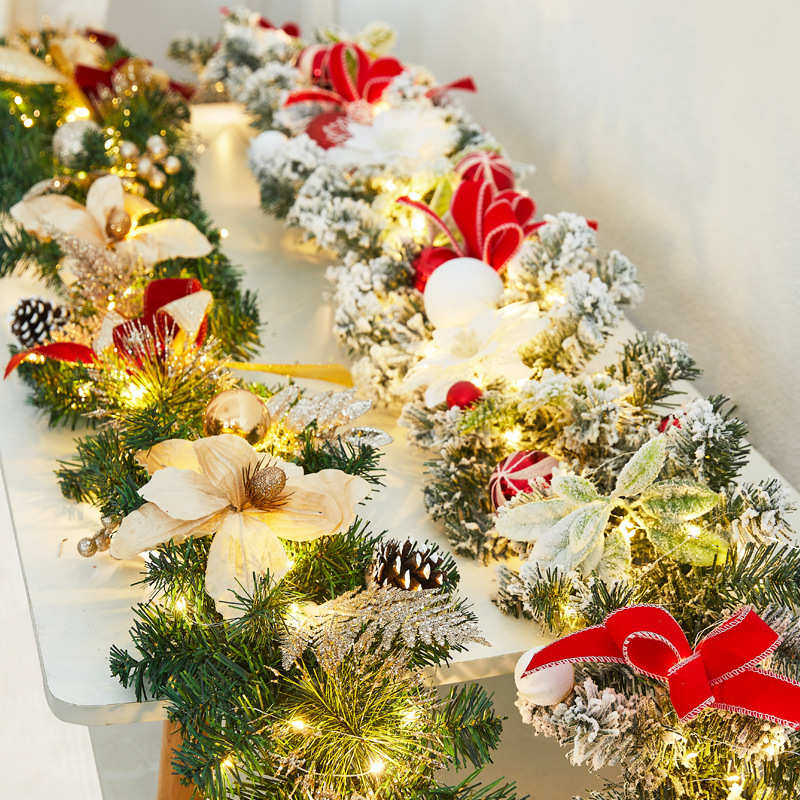 圣诞节装饰品创意加密植绒雪花藤条酒店商场橱窗门头楼梯扶手布置,节庆用品/礼品,圣诞装饰品,淘宝优惠券,粉丝福利购,淘宝优惠卷