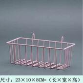 批饰品收纳筐超市货架挂网篮子网格片鞋 架平拖宿舍上墙网片置物篮