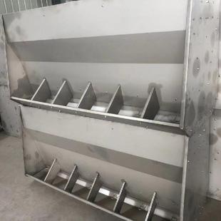 廠家豬食槽育肥飼養自食槽動料不銹單面WAL豬鋼食下槽