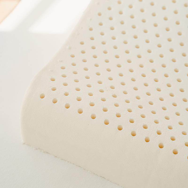 胶款全棉针织棉泰国天爆然乳头双人乳胶枕情侣枕枕芯01243254成人