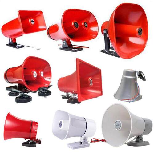 车顶小喇叭扩音器5w铝喇叭25W-150W叫卖单体喇叭【主机需自备】