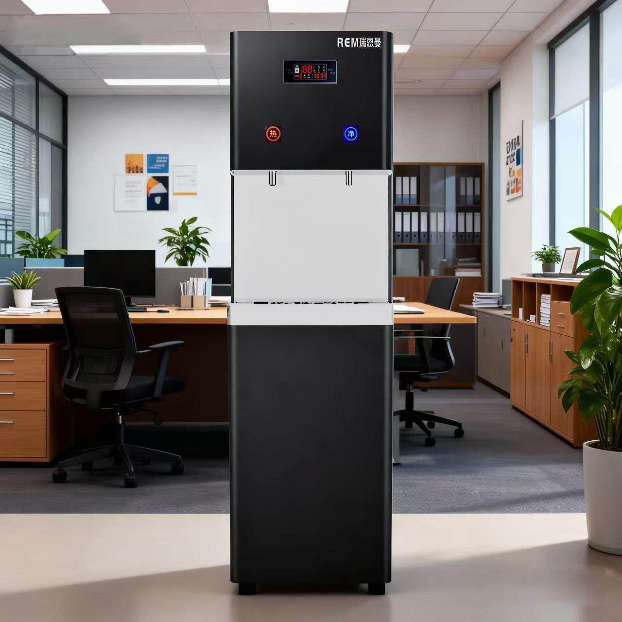 速热不锈钢商用饮水机直饮机学校办公室立式反渗透智能防干烧