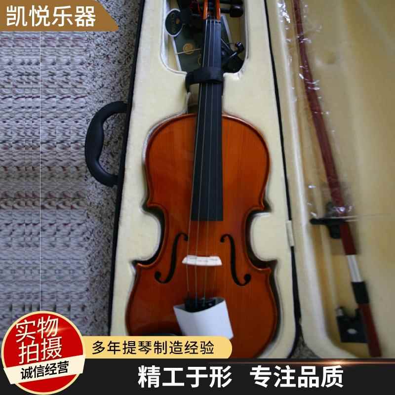 普及实木小提琴 厂家实木手工初学者小提琴儿童演奏练习小提