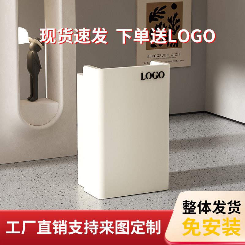 收银柜台吧台餐饮咨询台柜台迎宾台小型店铺烤漆高级白色前台接待