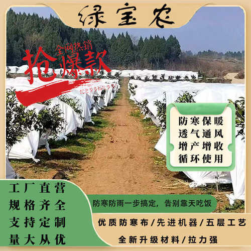 防雨布拒雨布樱桃脆子李果树专用防水布砂糖橘柑橘防寒布防冻布