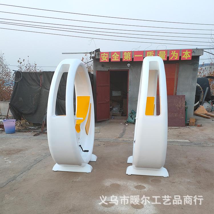 2022年新款 脚踏喷泉互动发电装置喷泉单车 景区公园广场创意互动