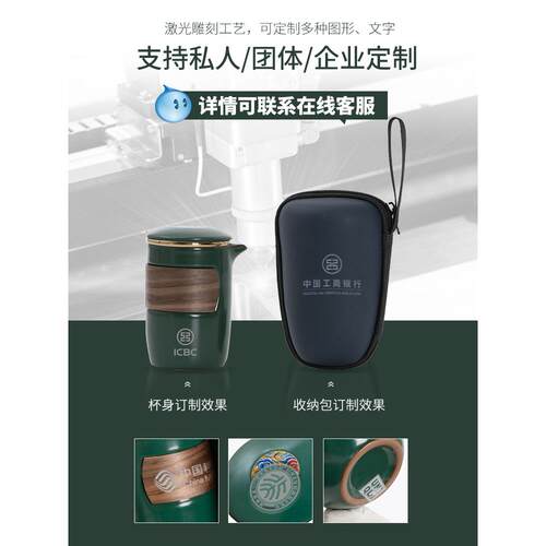 旅行茶具套装便携式防烫一壶二六杯快客杯车载功夫户外随身泡茶壶