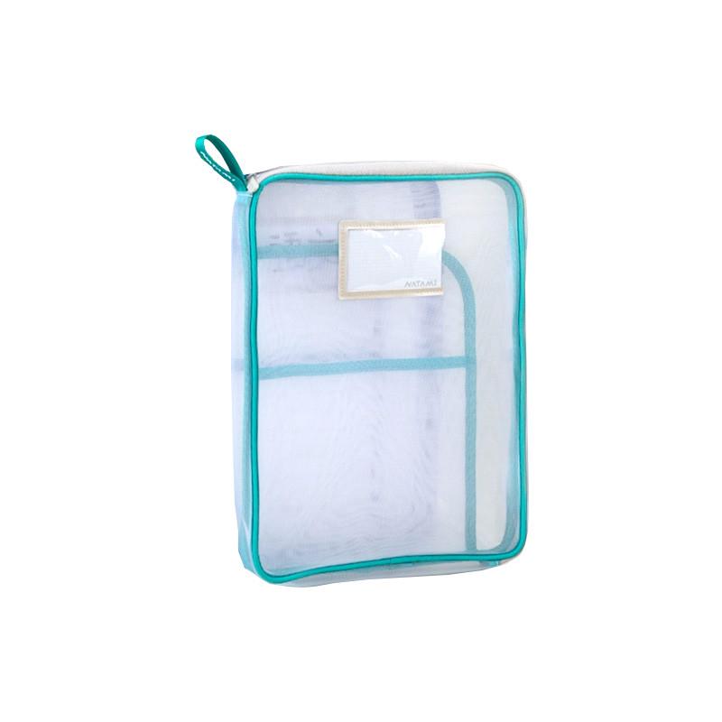 奈多美学科分类袋4小学生试卷书本收纳文件袋3层加厚网纱