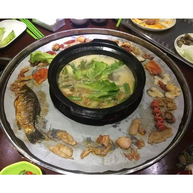 环形烤肉厚圆形烧烤用纸上箱烤肉不粘家用吸油焙烘垫纸蛋糕加烤硅