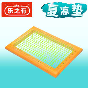 服装 夏季 厂员工坐垫网格透气夏天学生凳子垫子板凳屁股椅子椅垫竹