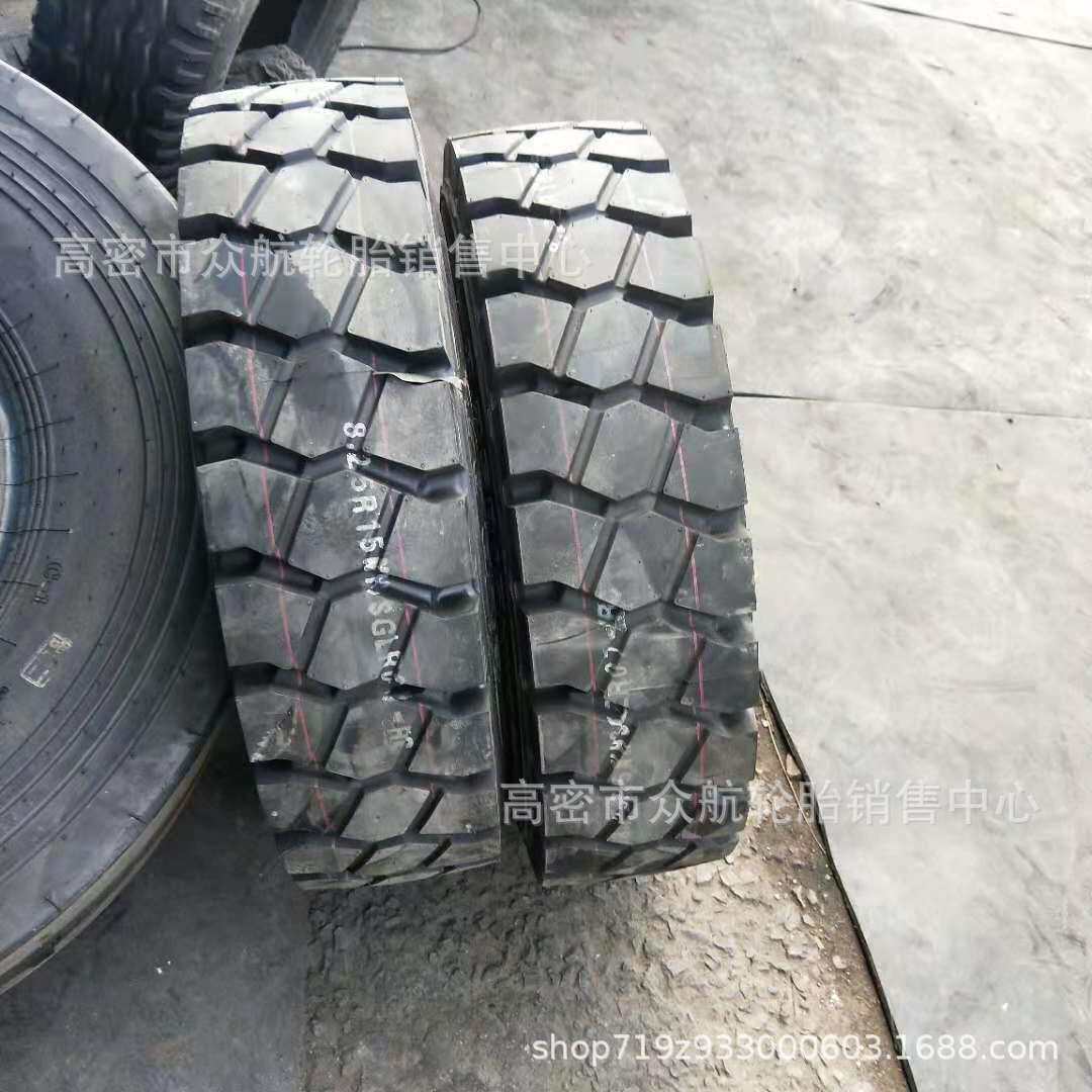 现货供应 8.25R15 拖车轮胎卡车轮胎叉车轮胎工程轮胎实心轮胎