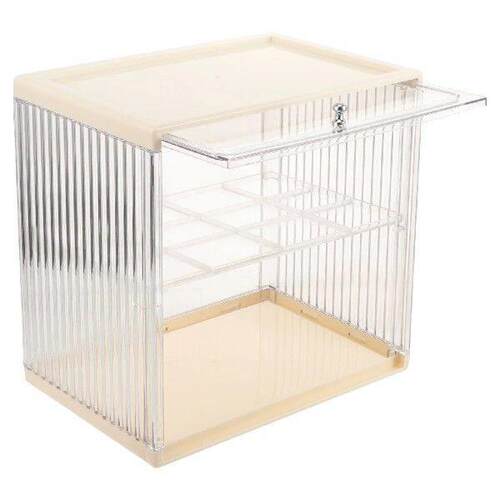 Countertop Beard Container Double Layer Bread Box Bakery