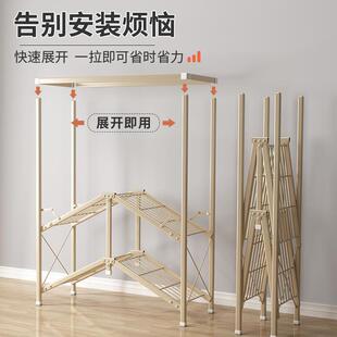 免安装 布衣柜出KNU租房室用收纳柜挂衣组柜家 衣柜用卧折叠简易装
