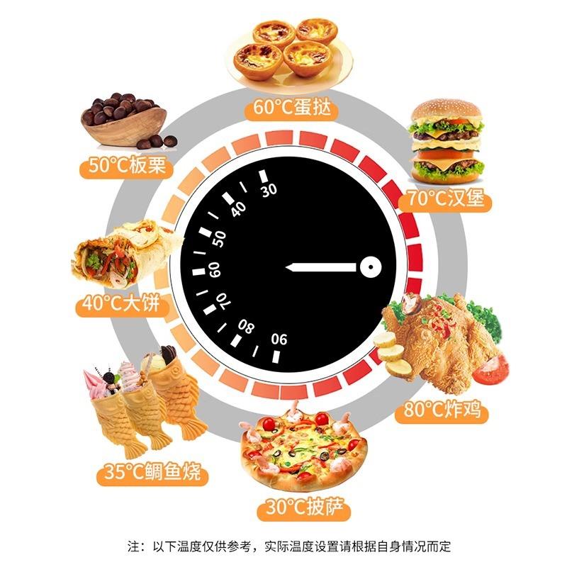 商用加热恒温展示柜玻璃保温柜熟食柜蛋挞汉堡炸鸡油炸食品台式