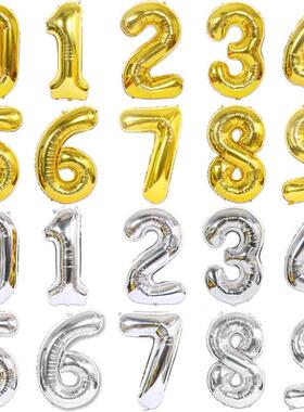 32 inch number balloon 1 2 3 4 5 6 7 8 Number Digit Helium f