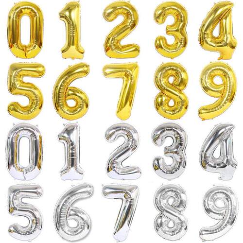 32 inch number balloon 1 2 3 4 5 6 7 8 Number Digit Helium f