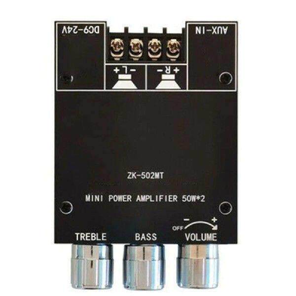 2x50W 2.0 Channel Stereo Subwoofer Amplifier Board with