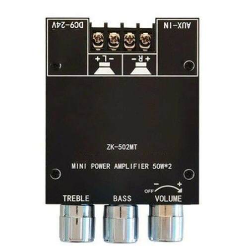 2x50W 2.0 Channel Stereo Subwoofer Amplifier Board with