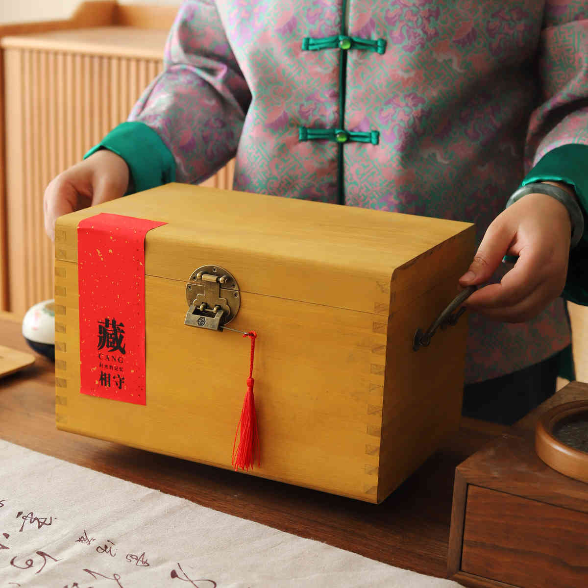 3斤茶叶盒木盒大号茶空盒实木存白茶箱子高档普洱茶叶礼品盒散茶
