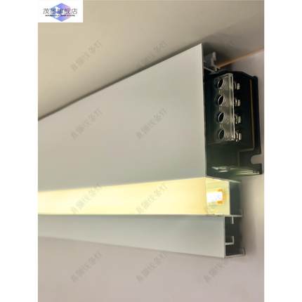 灯带变压器一体双眼皮线型灯线形灯槽客厅铝合金石膏线条led免吊